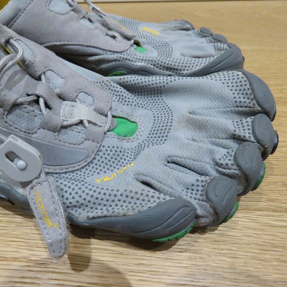 VIBRAM FIVEFINGERS Bikila LS Barefoot Training Running Shoes in Gray Green US 9 - Picture 9 of 13